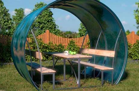 беседка пион